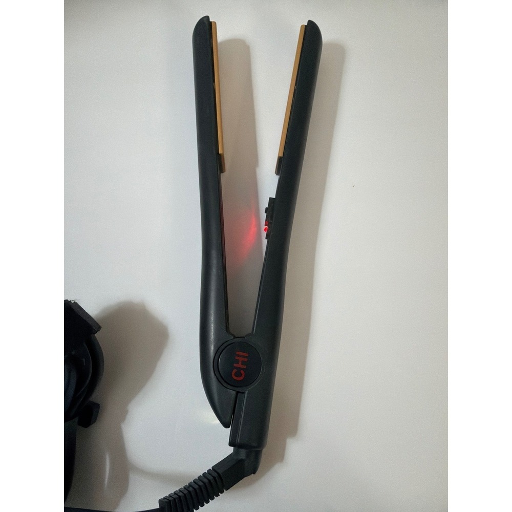 CHI Original‎ 1 Inch Ceramic Hair Straightening Flat Iron Black GF1001